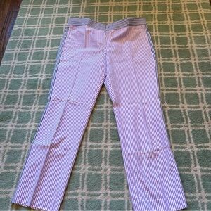 EUC J crew seersucker crop pant. 6